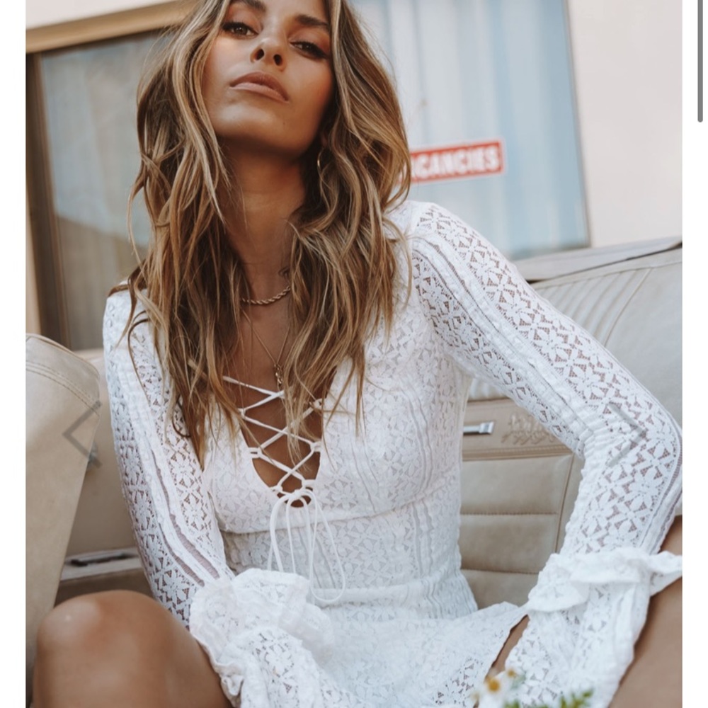 Boho dress selfie Leslie